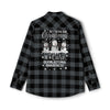 Christmas Glioblastoma Flannel - JohnVsGBMCharcoal Heather/ BlackXS