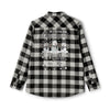 Christmas Glioblastoma Flannel - JohnVsGBMGrey Heather/ BlackXS