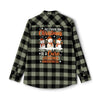 Christmas Leukemia Cancer Flannel - JohnVsGBMOlive / BlackXS