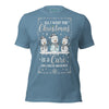 Christmas Lung Cancer WIsh Tee - JohnVsGBMSteel BlueXS