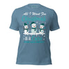 Christmas Ovarian WIsh Tee - JohnVsGBMSteel BlueXS