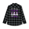 Christmas Pancreatic Flannel - JohnVsGBMGrey Heather/ BlackXS