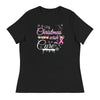 Christmas Wish is a Cure Women's Relaxed Tee - JohnVsGBMBlackS