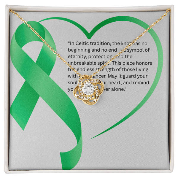 Circle of Hope – Liver Cancer Knot Jewelry - JohnVsGBM18K Yellow Gold FinishStandard Box