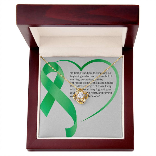 Circle of Hope – Liver Cancer Knot Jewelry - JohnVsGBM18K Yellow Gold FinishLuxury Box