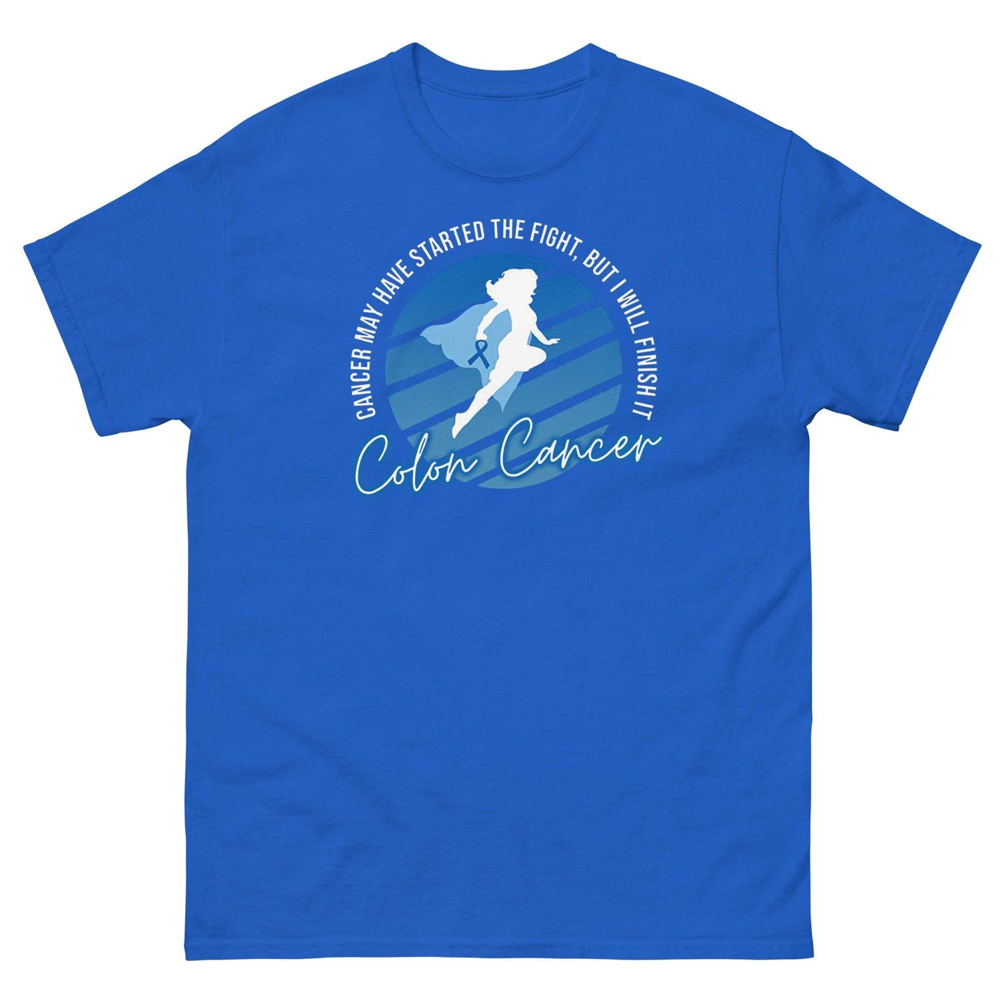 Colon Cancer Awareness Supergirl Classic Tee - JohnVsGBMRoyalS