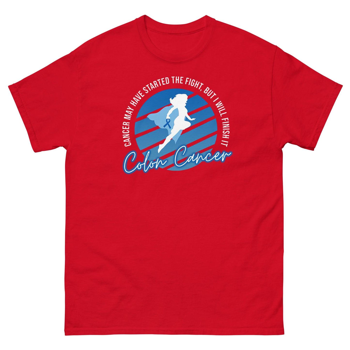 Colon Cancer Awareness Supergirl Classic Tee - JohnVsGBMRedS