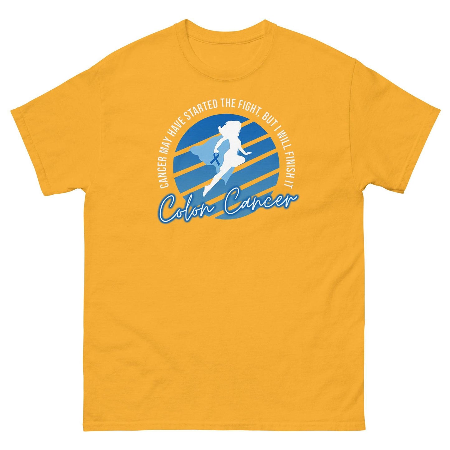 Colon Cancer Awareness Supergirl Classic Tee - JohnVsGBMGoldS