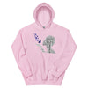 Colon Cancer Butterfly Hoodie - JohnVsGBMLight PinkS