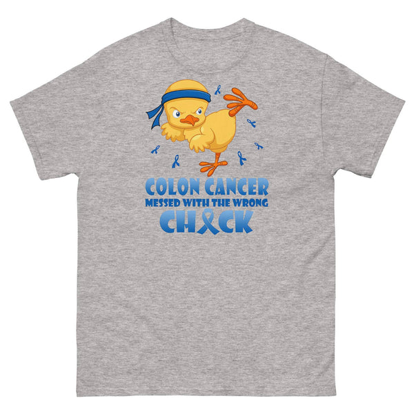 Colon Cancer Chick Tee - JohnVsGBMSport GreyS