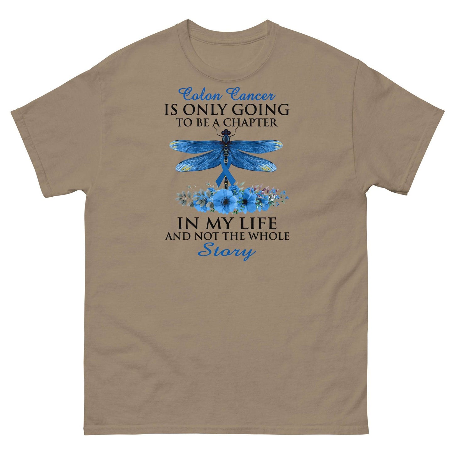 Colon Cancer Dragonfly Chapter Tee - JohnVsGBMBrown SavanaS