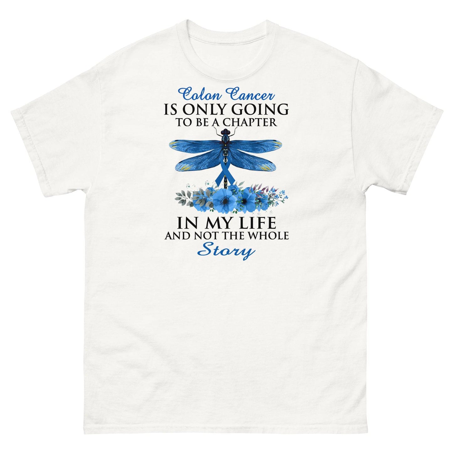 Colon Cancer Dragonfly Chapter Tee - JohnVsGBMWhiteS