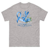 Colon Cancer Dragonfly Faith Hope Love Tee - JohnVsGBMSport GreyS