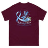 Colon Cancer Dragonfly Faith Hope Love Tee - JohnVsGBMMaroonS