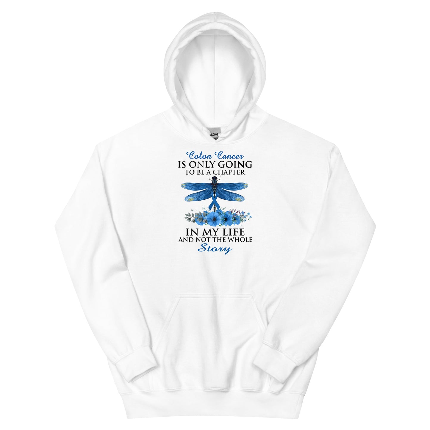 Colon Cancer Dragonfly Hoodie - JohnVsGBMWhiteS