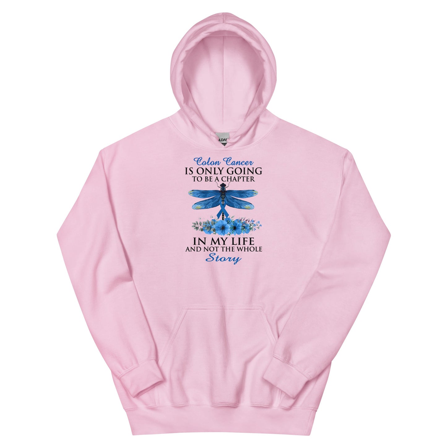 Colon Cancer Dragonfly Hoodie - JohnVsGBMLight PinkS