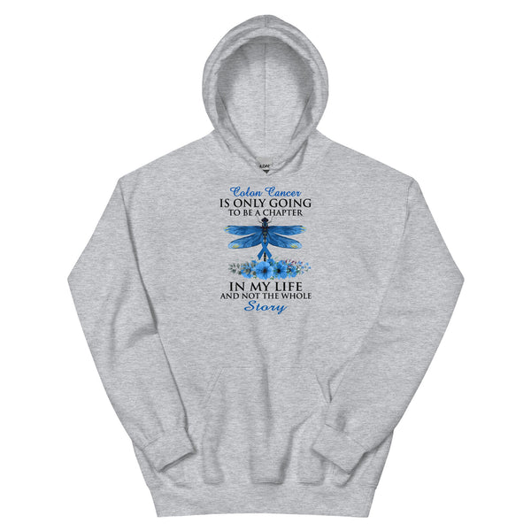 Colon Cancer Dragonfly Hoodie - JohnVsGBMSport GreyS