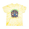 Colon Cancer Groovy Warriors Tie - Dye Tee - JohnVsGBMPale YellowS