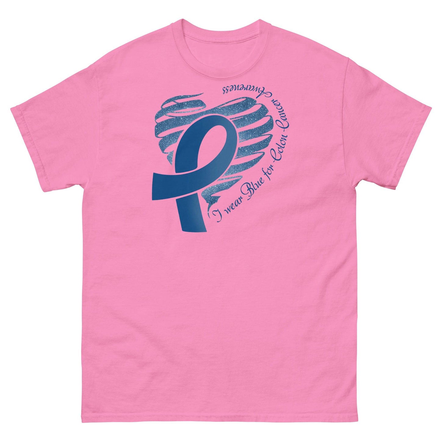 Colon Cancer Heart Ribbon Tee - JohnVsGBMAzaleaS