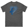 Colon Cancer Heart Ribbon Tee - JohnVsGBMDark HeatherS