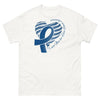 Colon Cancer Heart Ribbon Tee - JohnVsGBMWhiteS