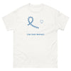 Colon Cancer Heartbeat Tee - JohnVsGBMWhiteS