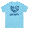 Colon Cancer I Wear Blue Heart Tee - JohnVsGBMSkyS