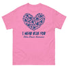 Colon Cancer I Wear Blue Heart Tee - JohnVsGBMAzaleaS