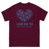 Colon Cancer I Wear Blue Heart Tee - JohnVsGBMMaroonS