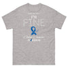 Colon Cancer I’m Fine Tee - JohnVsGBMSport GreyS