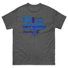 Colon Cancer Love Faith Strength Tee - JohnVsGBMDark HeatherS