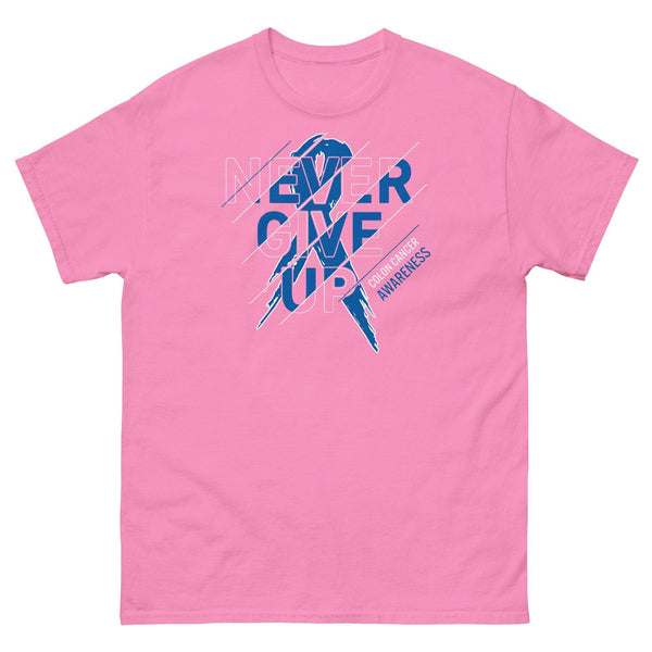 Colon Cancer Never Give Up Tee - JohnVsGBMAzaleaS