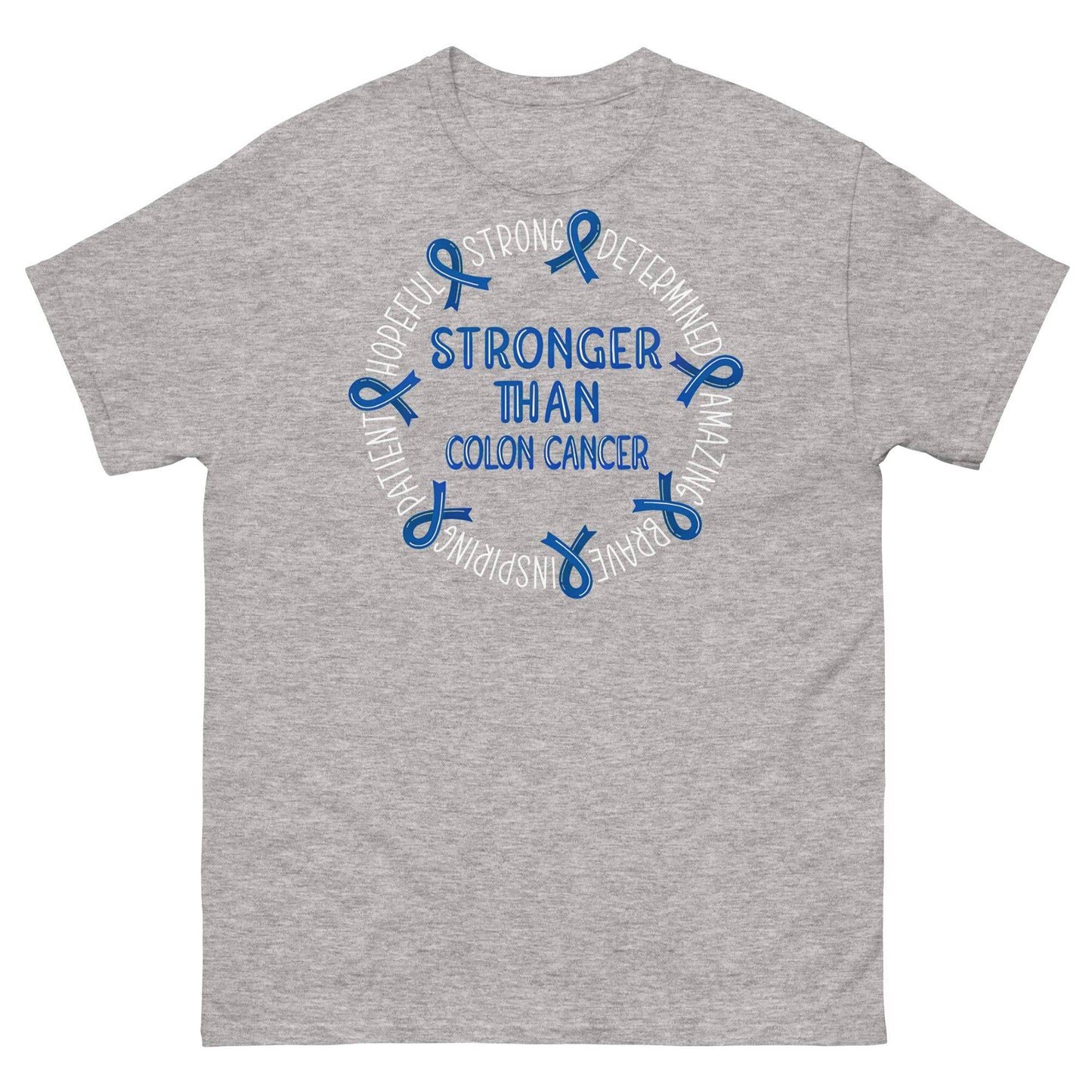 Colon Cancer Stronger Tee - JohnVsGBMSport GreyS