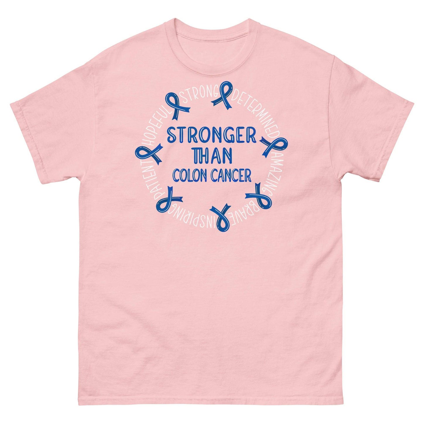 Colon Cancer Stronger Tee - JohnVsGBMLight PinkS