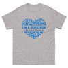 Colon Cancer Survivor Heart Tee - JohnVsGBMSport GreyS