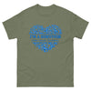 Colon Cancer Survivor Heart Tee - JohnVsGBMMilitary GreenS