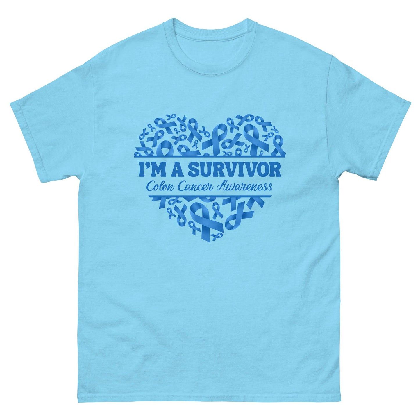 Colon Cancer Survivor Heart Tee - JohnVsGBMSkyS