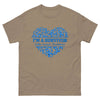 Colon Cancer Survivor Heart Tee - JohnVsGBMBrown SavanaS