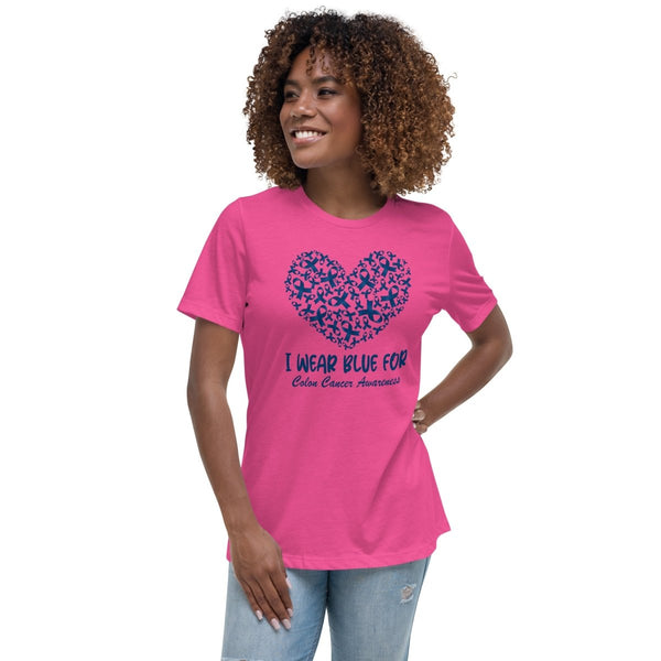 Colon Cancer Women's Blue Tee - JohnVsGBMBerryS