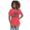 Colon Cancer Women's Blue Tee - JohnVsGBMHeather RedS