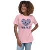 Colon Cancer Women's Blue Tee - JohnVsGBMPinkS