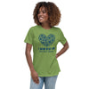 Colon Cancer Women's Blue Tee - JohnVsGBMLeafS