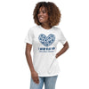 Colon Cancer Women's Blue Tee - JohnVsGBMWhiteS