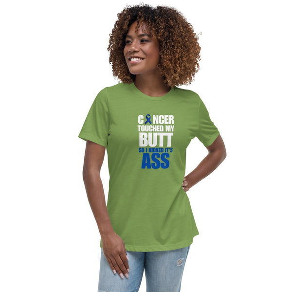 Colon Cancer Women's Butt Tee - JohnVsGBMLeafS