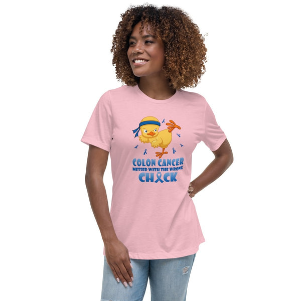 Colon Cancer Women's Chick Tee - JohnVsGBMPinkS