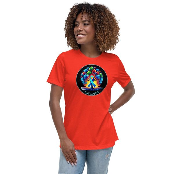 Colon Cancer Women's Life Scene Tee - JohnVsGBMPoppyS