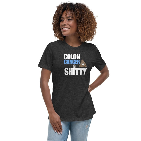 Colon Cancer Women's Shitty Tee - JohnVsGBMDark Grey HeatherS