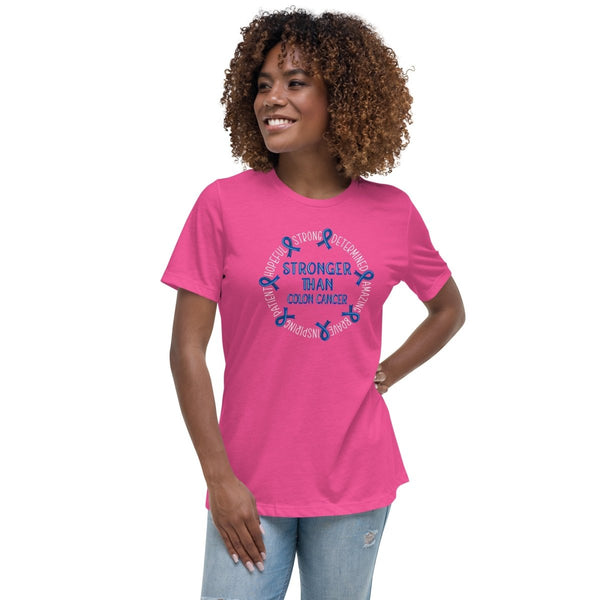 Colon Cancer Women's Stronger Tee - JohnVsGBMBerryS