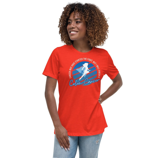 Colon Cancer Women's Supergirl Tee - JohnVsGBMPoppyS