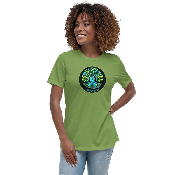 Colon Cancer Women's Tree of Life Tee - JohnVsGBMLeafS